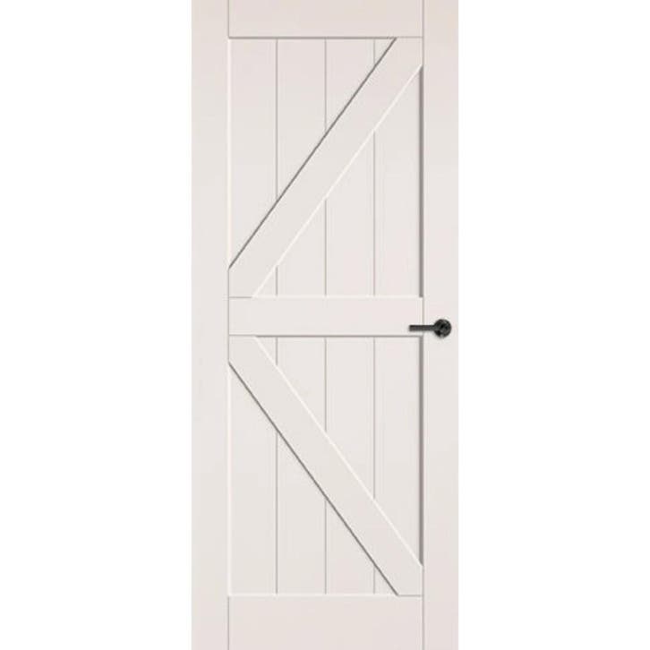 Cando Silo Barn binnendeur 83x201,5 (Stomp, Paneeldeur), Doe-het-zelf en Verbouw, Deuren en Horren, Nieuw, Hout, Binnendeur, 200 tot 215 cm