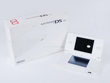 Nintendo DS - DS Lite Console - White - CIB, Spelcomputers en Games, Spelcomputers | Nintendo DS, Ophalen of Verzenden, Nieuw