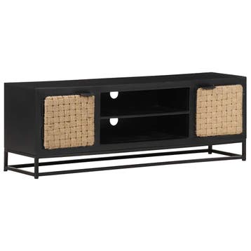 vidaXL Tv-meubel120x30x40 cm massief mangohout, Minder dan 50 cm, Verzenden, Nieuw, Minder dan 100 cm