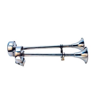 Roca Dubbele RVS Scheepshoorn Deluxe 470 mm 12 Volt, Ophalen of Verzenden, Nieuw