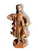 sculptuur, São Jose de Botas - 25 cm - Polychroom hout -