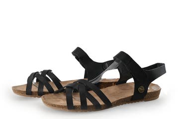 Mustang Sandalen in maat 38 Zwart, Kleding | Dames, Verzenden, Zwart, Sandalen of Muiltjes, Zo goed als nieuw