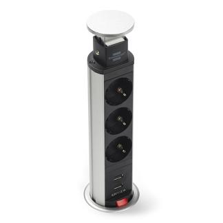 Stekkerdoos 3-voudig | Brennenstuhl | 2 meter, Doe-het-zelf en Verbouw, Elektra en Kabels, Nieuw, Verzenden