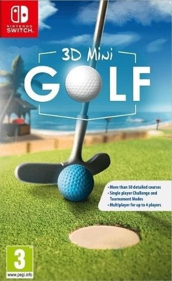 3D Minigolf Switch Garantie & morgen in huis!, 3 spelers of meer, Ophalen of Verzenden, Zo goed als nieuw, Vanaf 3 jaar