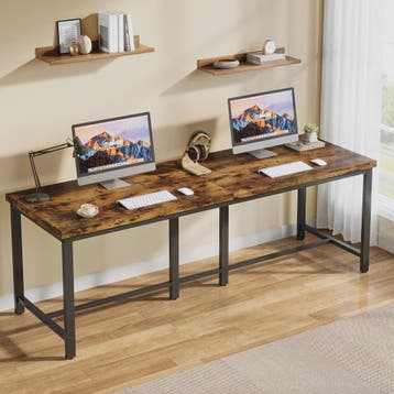 Extra Lange Bureau voor 2 Personen - 200 cm Breed Werkstatio, Huis en Inrichting, Bureaus, Verzenden, Nieuw