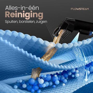 2dekans | FLOWSTEAM® 6-in-1 Stoomreiniger PRO -, Ophalen of Verzenden, Zo goed als nieuw