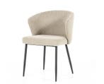 Eetkamerstoel Santos | Eleonora | Taupe, Ophalen of Verzenden, Nieuw