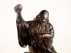 Brons - Hideyama  - Figuur van Fukurokuju  Een van de