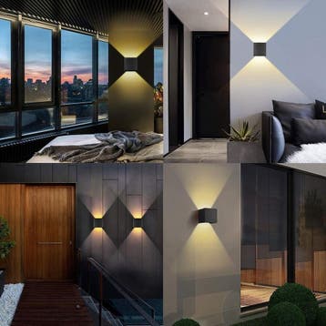 LED Wandlamp met Sensor - Velvalux - Up & Down - 6W - Warm, Nieuw, Ophalen of Verzenden, Hanglamp, Led