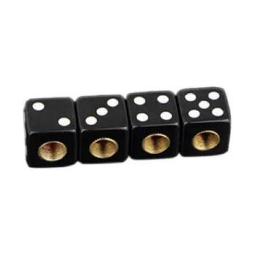 TT-products ventieldoppen Dice Black dobbelstenen 4 stuks, Auto diversen, Ophalen of Verzenden, Nieuw