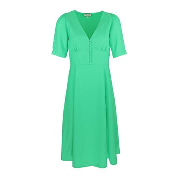 Paul & Joe • groene jurk Gianna • 34 (FR36), Paul & Joe, Verzenden, Nieuw, Maat 34 (XS) of kleiner