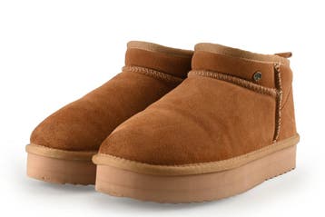 Warmbat Pantoffels in maat 39 Cognac, Overige kleuren, Verzenden, Zo goed als nieuw, Pantoffels of Sloffen