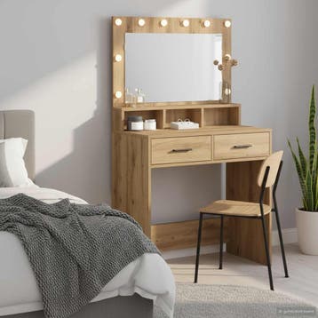 vidaXL Plafondtafel Artisan Eiken 79 x 41 x 135 cm Bewerkt, Verzenden, Nieuw