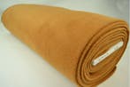 Okergeel fleece stof - Rol van 10 meter - Snelle verzending, 120 cm of meer, Geel, Ophalen of Verzenden, Polyester