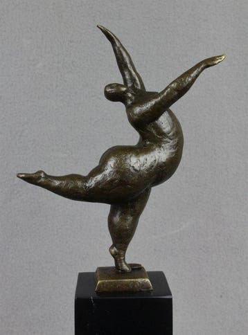 Milo (1910-1978) - sculptuur, Dancing Lady - 32 cm -