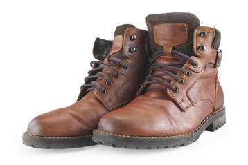 Nelson Veterboots in maat 42 Cognac, Overige kleuren, Verzenden, Boots, Zo goed als nieuw