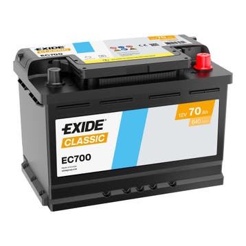 Exide Classic accu | EC700 | 12V 70Ah, Ophalen of Verzenden, Nieuw