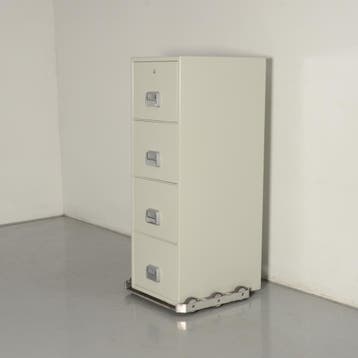Officenow dossierkast, lichtgrijs, 151 x 52 cm, 4 laden,, Huis en Inrichting, Kasten | Roldeurkasten en Archiefkasten, Ophalen of Verzenden