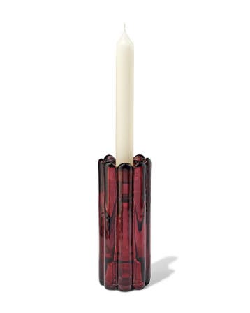 HEMA Kandelaar 5.8x10cm glas bruin van €3.09 voor €2.5 sale, Verzenden, Nieuw, Bruin