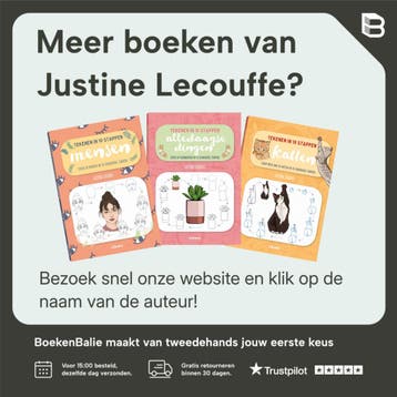 Wilde bloemen en planten / Tekenen in 10 stappen, Verzenden, Zo goed als nieuw, Justine Lecouffe