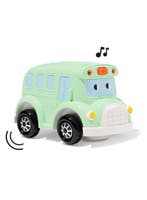 HEMA Interactieve bus 20x20x11.5cm plastic, Verzenden, Nieuw