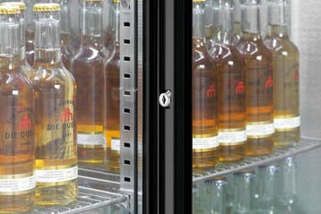 Bartscher Barkoelkast | 176L | Zwart | 2 schuifdeuren | LED-, Ophalen of Verzenden, Nieuw