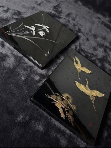 japanese Lacquerware - Doos - Gelakte documentenkist