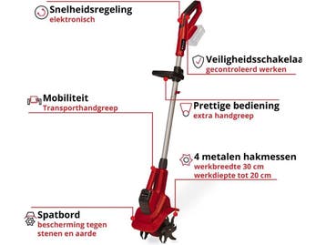 Einhell Accu Grondfrees GE-CR 18/20 Li E Solo - Power, Verzenden, Nieuw