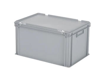 Stapelbak met deksel - 600 x 400 x H 335 mm (versterkte, Ophalen of Verzenden, Nieuw