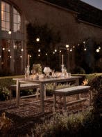 Picknicktafel Dining Set Ravello Acaciahout 100% FSC Grijs, Tuin en Terras, Tuintafels, Verzenden, Nieuw