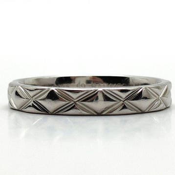Chanel - Ring Platina - matelassé, Nieuw