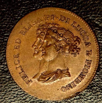 Italië - Prinsdom Lucca en Piombino. Elisa Bonaparte &