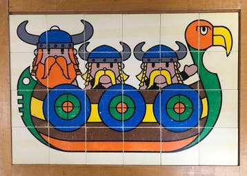Educo Puzzel Vikingen op een schip, Verzenden, Nieuw