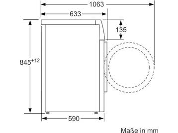 Siemens WM14N12A - Wasmachine - 9 kg - Energieklasse A -, Verzenden, Zo goed als nieuw