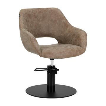 Gabbiano Morena Kappersstoel Oud Bruin – Luxe Hydraulische, Ophalen of Verzenden, Nieuw