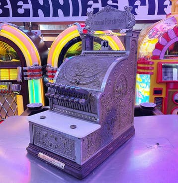 National Cash Register Kassa Model 313 – Circa 1898-1915, Ophalen, Gebruikt