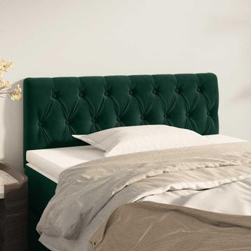 Bedbord 90cm fluweel groen | retourdeal 68% korting, Huis en Inrichting, Verstelbaar, 90 cm, Eenpersoons, Klassiek