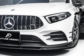 Carbon voorlip splitter Mercedes Benz W177, Verzenden