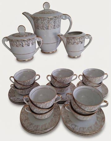 Chauvigny - Koffieservies (15) - Porselein - Fernand