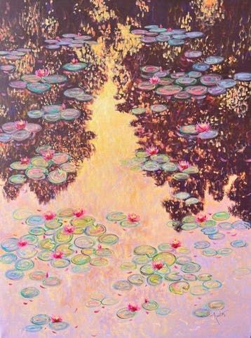 Amita Dand - Twilight Blooms, Antiek en Kunst