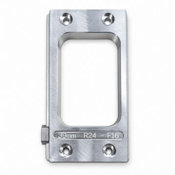 HMB Aluminium Sluitplaat Freesmal 39 mm R24 F18, Verzenden, Nieuw