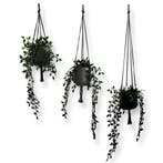 Voordeelset van 3 Plantenhangers - Donkergroen - 60, 80 en, Ophalen of Verzenden, Nieuw