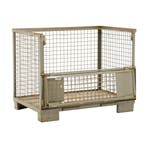 Gitterbox gaascontainer gebruikt met klep 80x120x97cm, Verzenden