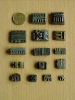 VIJFTIEN GEOMETRISCHE GOUDGEWICHTEN 271 gram - Abrammuo -