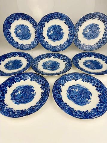 Wedgwood - Bord (8) - Aardewerk - Woodland / jaren 60-70, Antiek en Kunst