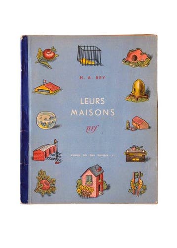 [Rarissime] H. A. Rey - Leurs Maisons - 1939, Antiek en Kunst, Antiek | Boeken en Bijbels