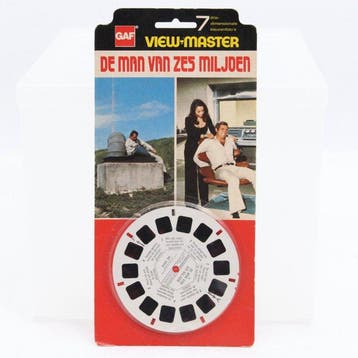 GAF - DE MAN VAN ZES MILJOEN - View-Master 3-D View-Master