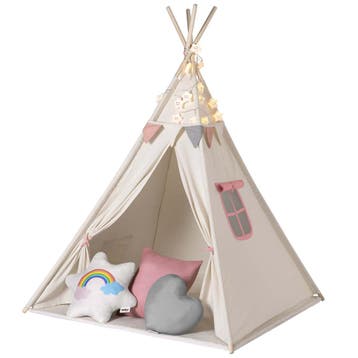 Tipi Speeltent Roze 160x130x130cm (Speelhuizen, Speelgoed), Verzenden, Nieuw
