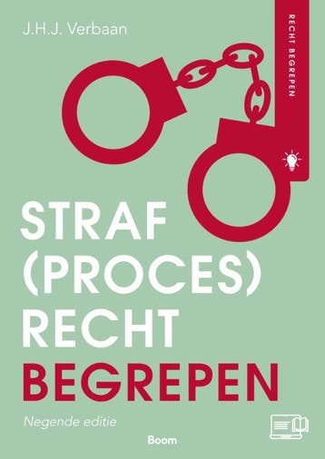 Straf(proces)recht begrepen, 9789462120532, Boeken, Verzenden, Zo goed als nieuw, HBO