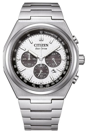 Citizen CA4610-85A Zenshin Chrono Sport Eco-Drive Titanium, Overige materialen, Verzenden, Nieuw, Polshorloge